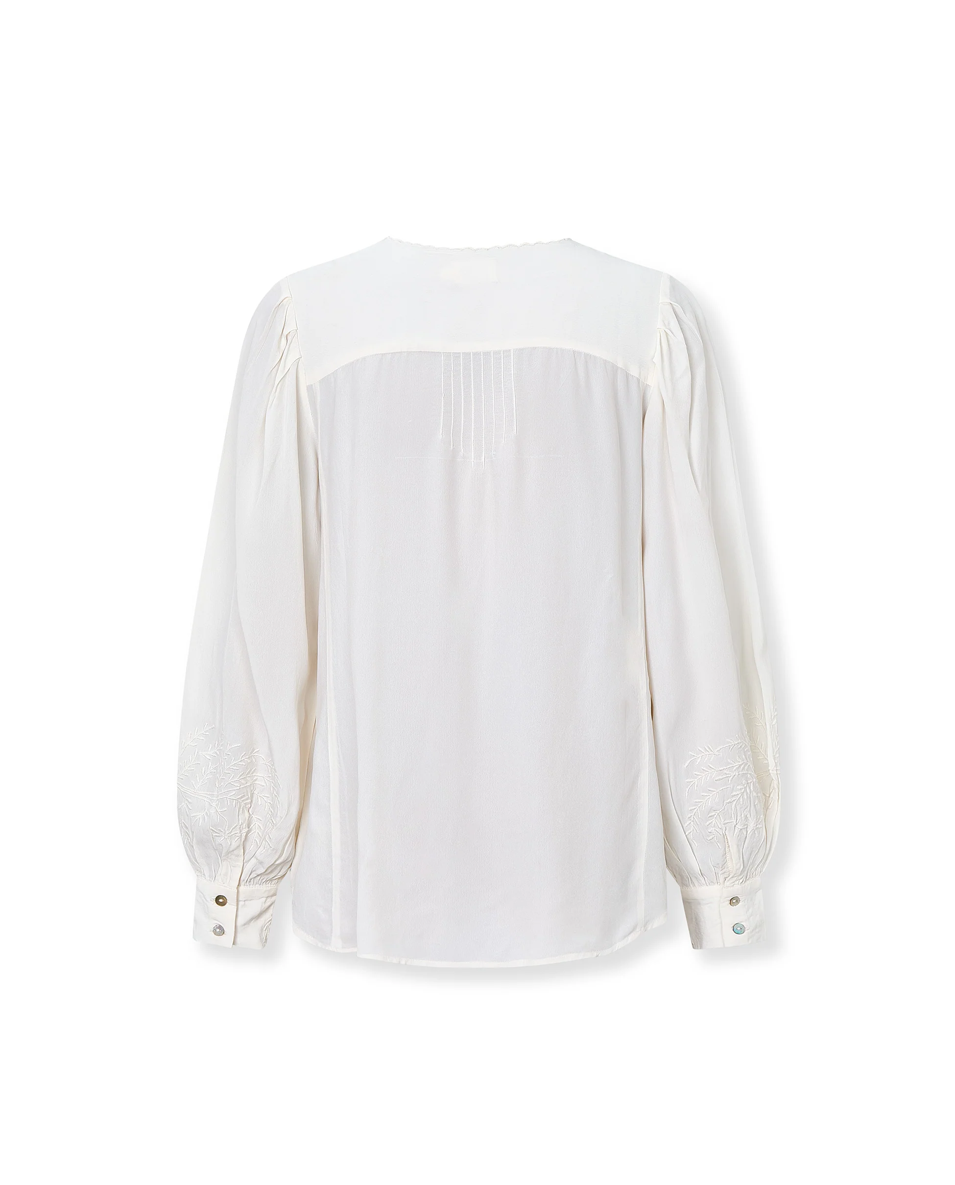 ALMA | Ecru Embroidered Blouse - Image 6