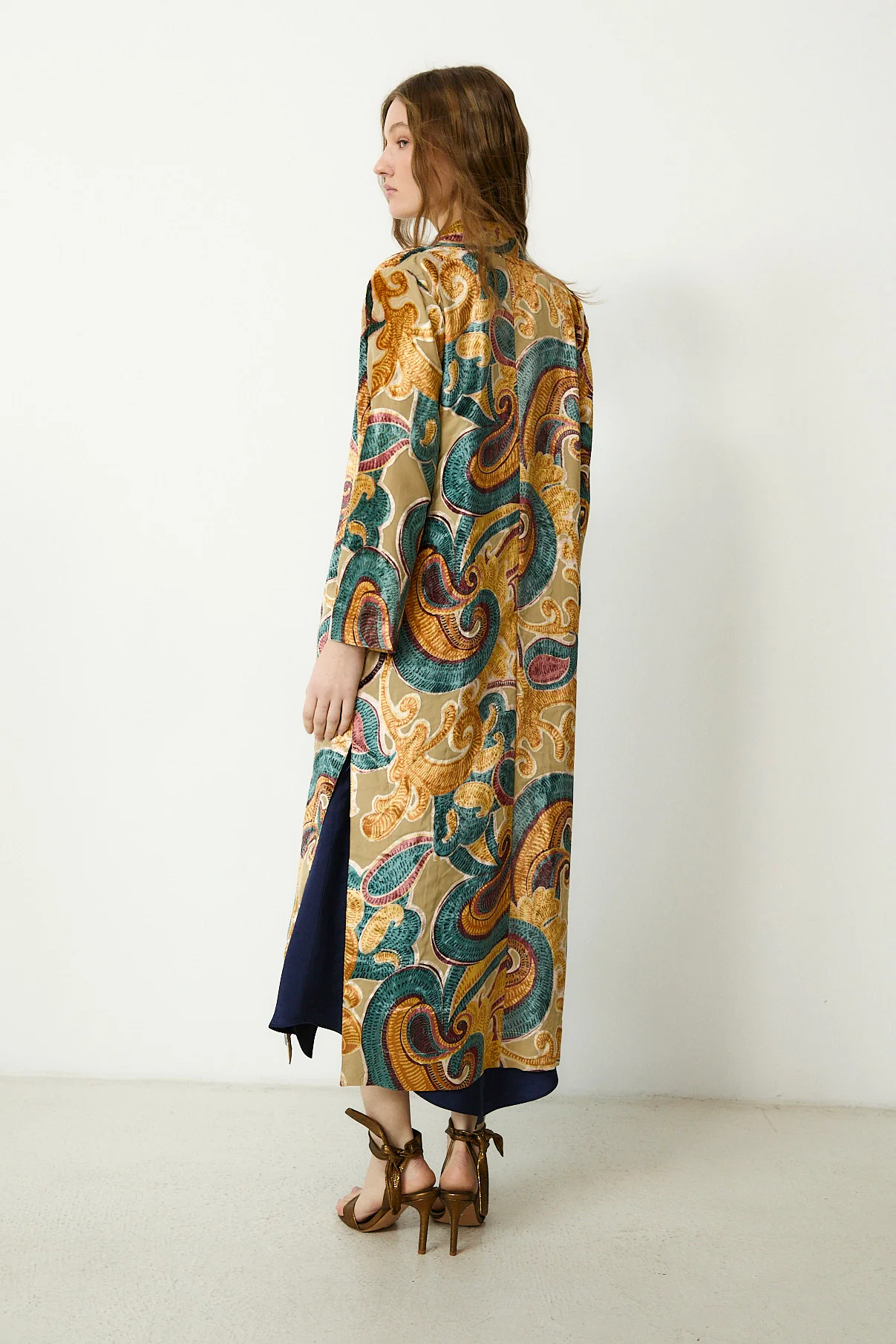 CIANITA | Gold Multi Kimono - Image 4