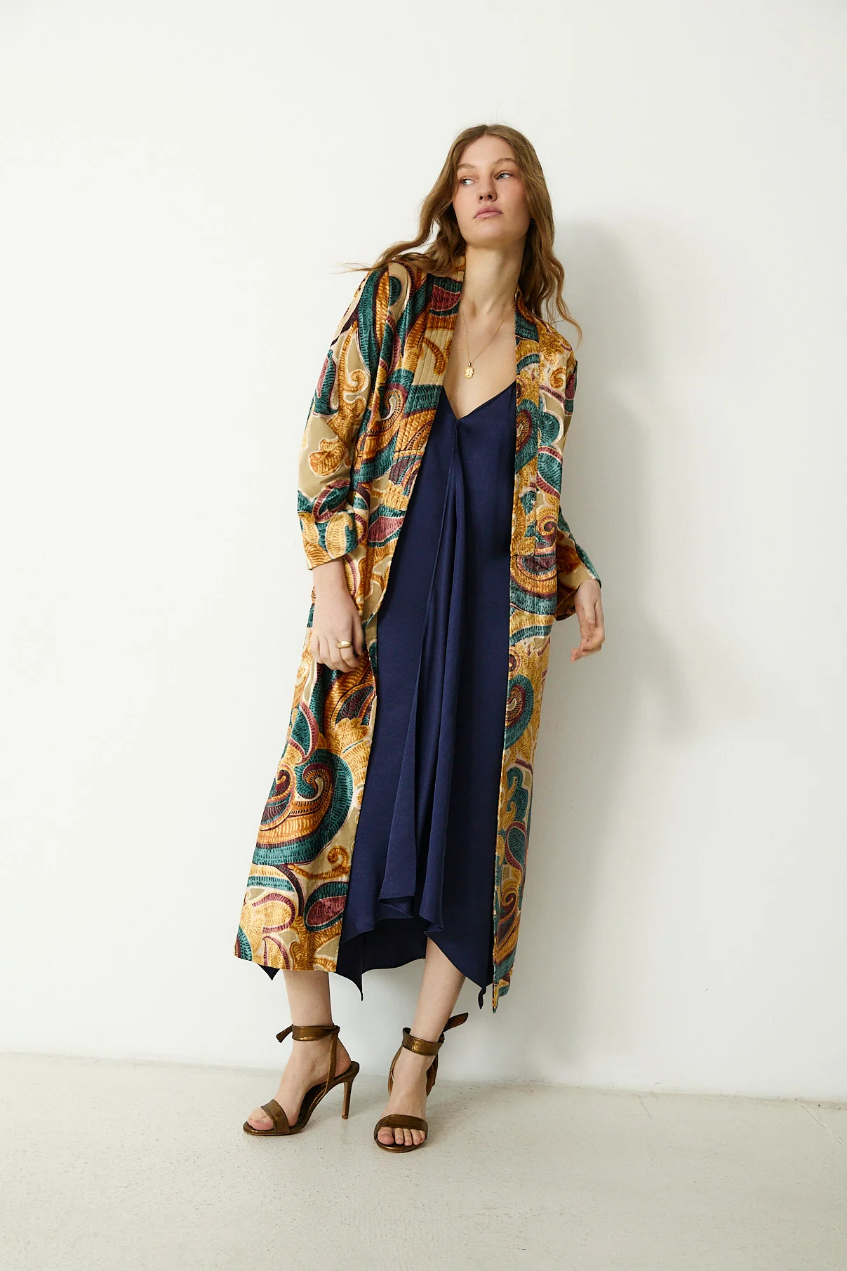 CIANITA | Gold Multi Kimono - Image 5