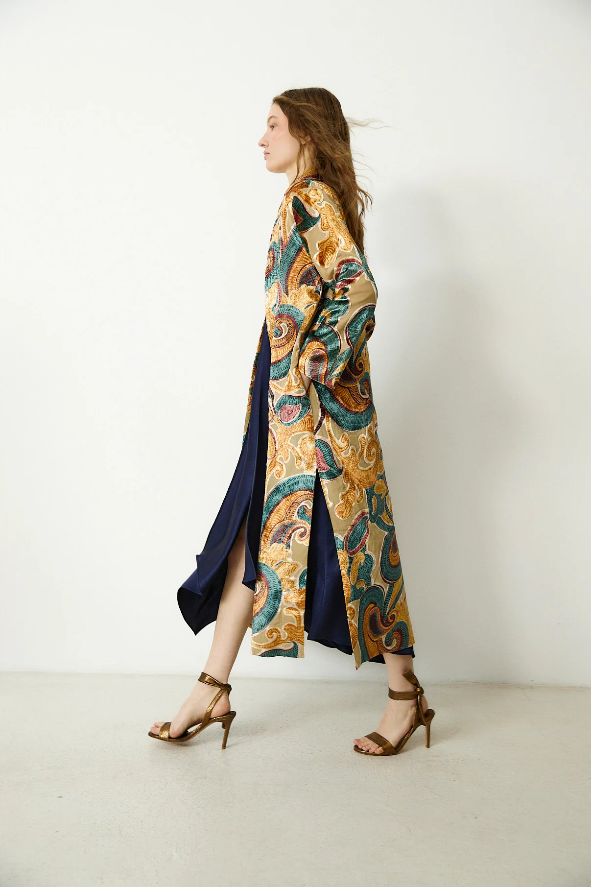 CIANITA | Gold Multi Kimono - Image 6