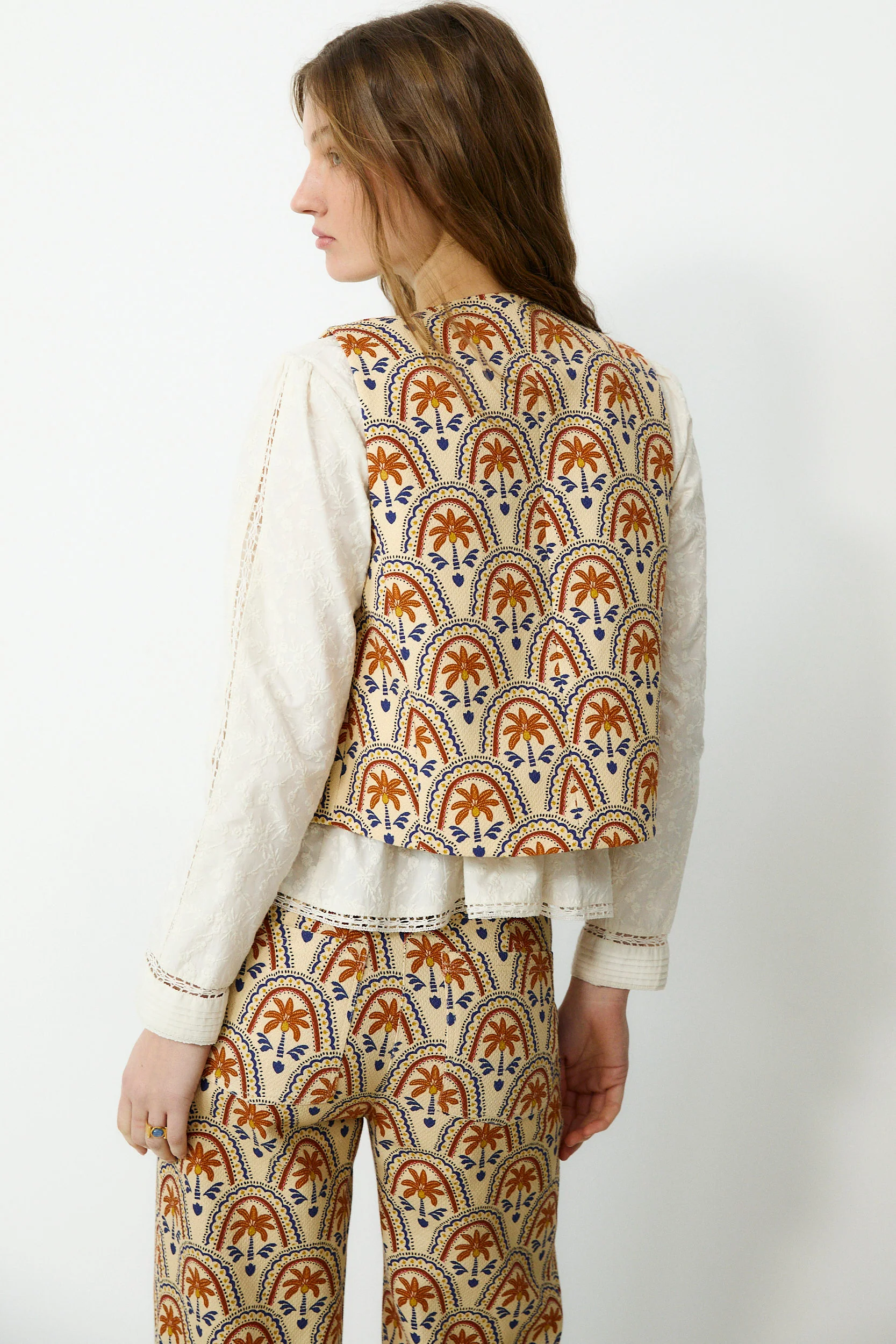 CONNIE | Printed Cotton Vest - Image 3