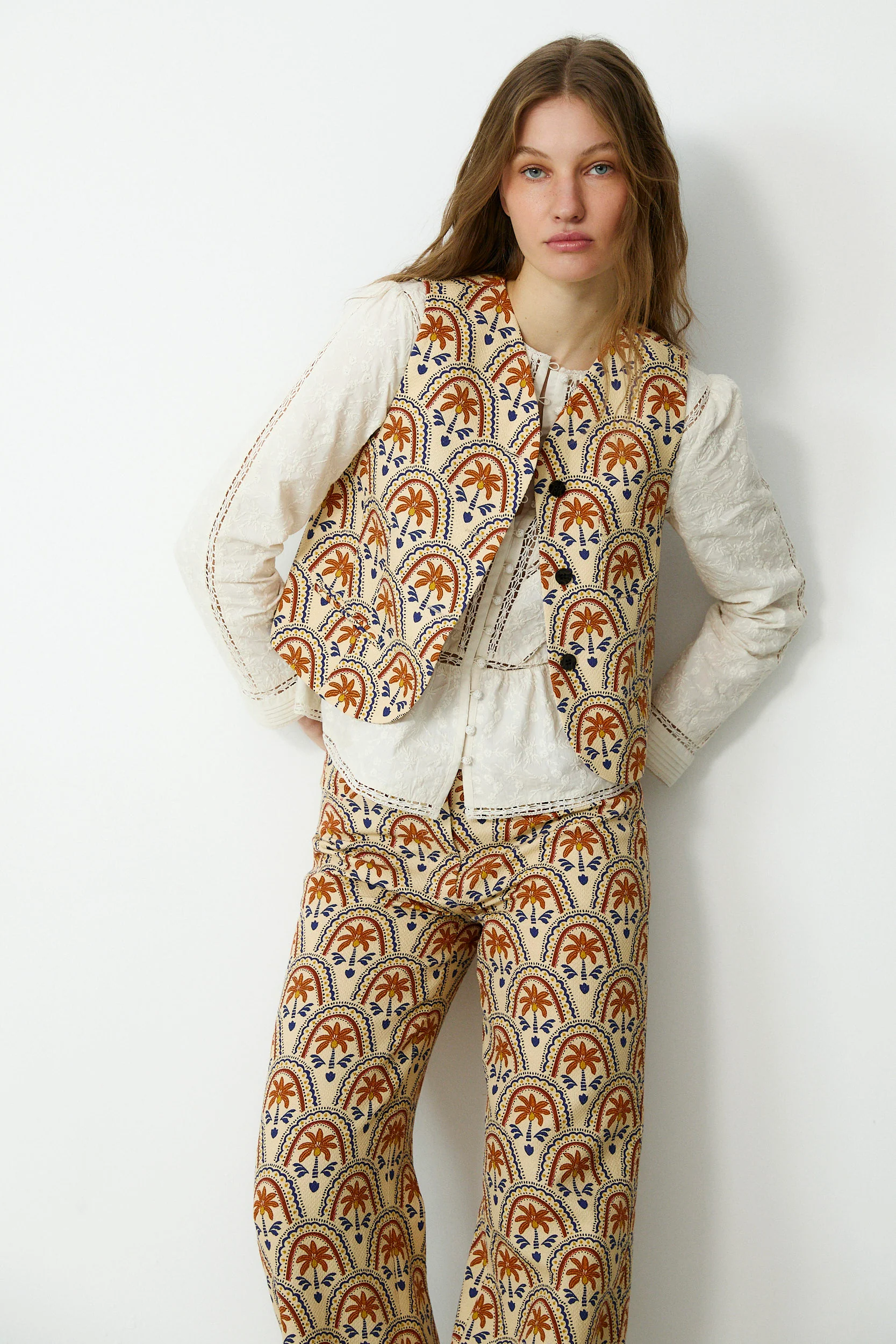 CONNIE | Printed Cotton Vest - Image 4
