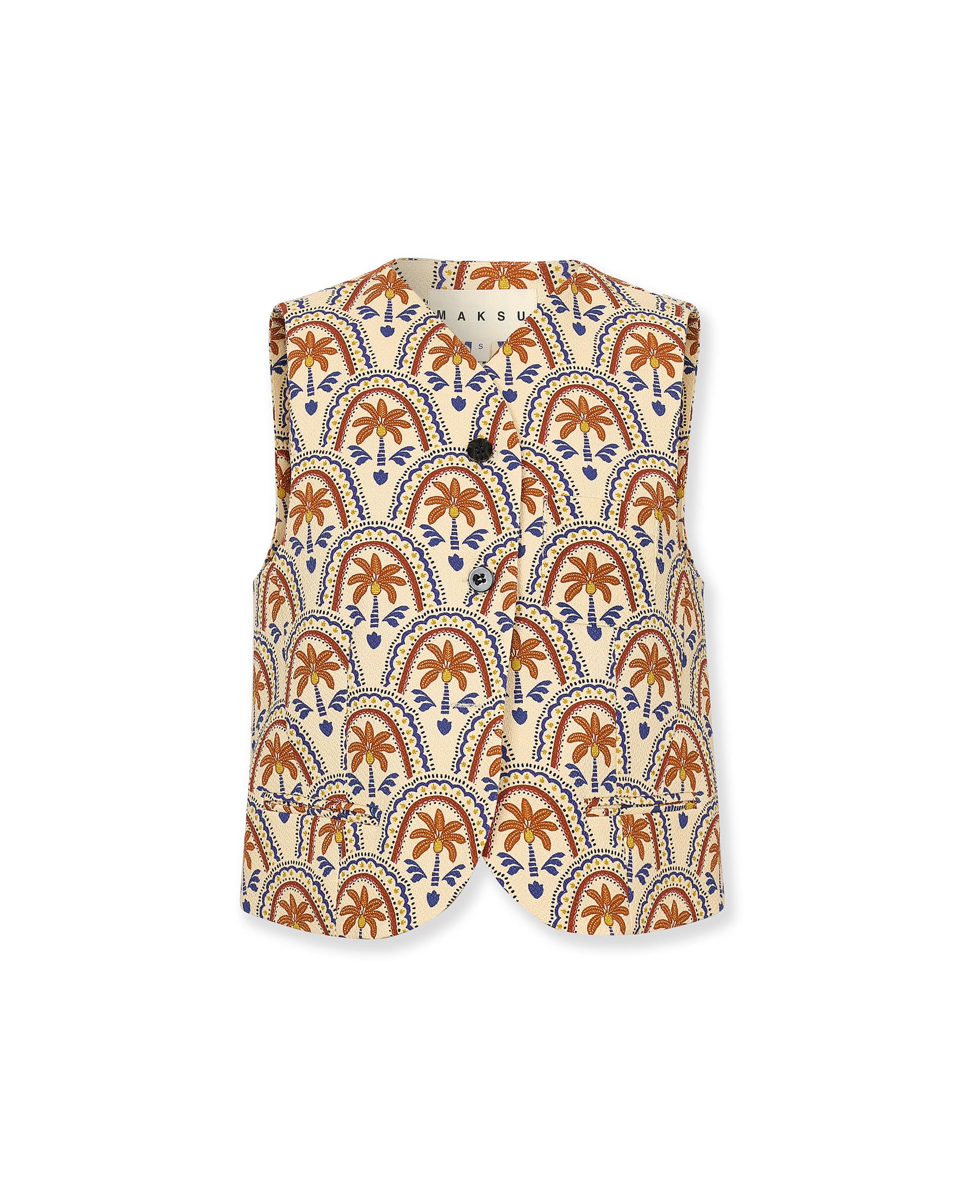 CONNIE | Printed Cotton Vest - Image 5