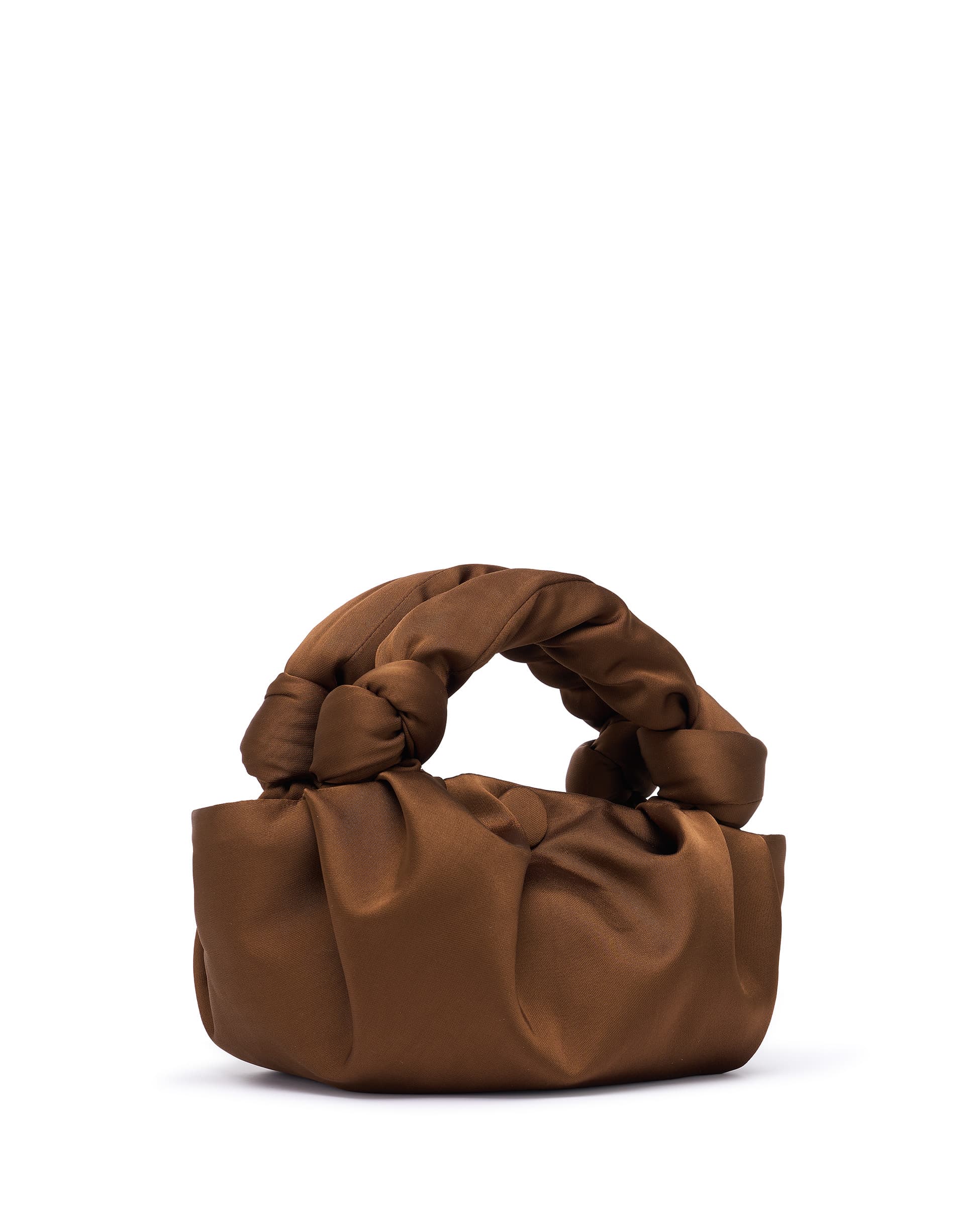GYOSA | Brown Satin Handbag - Image 3