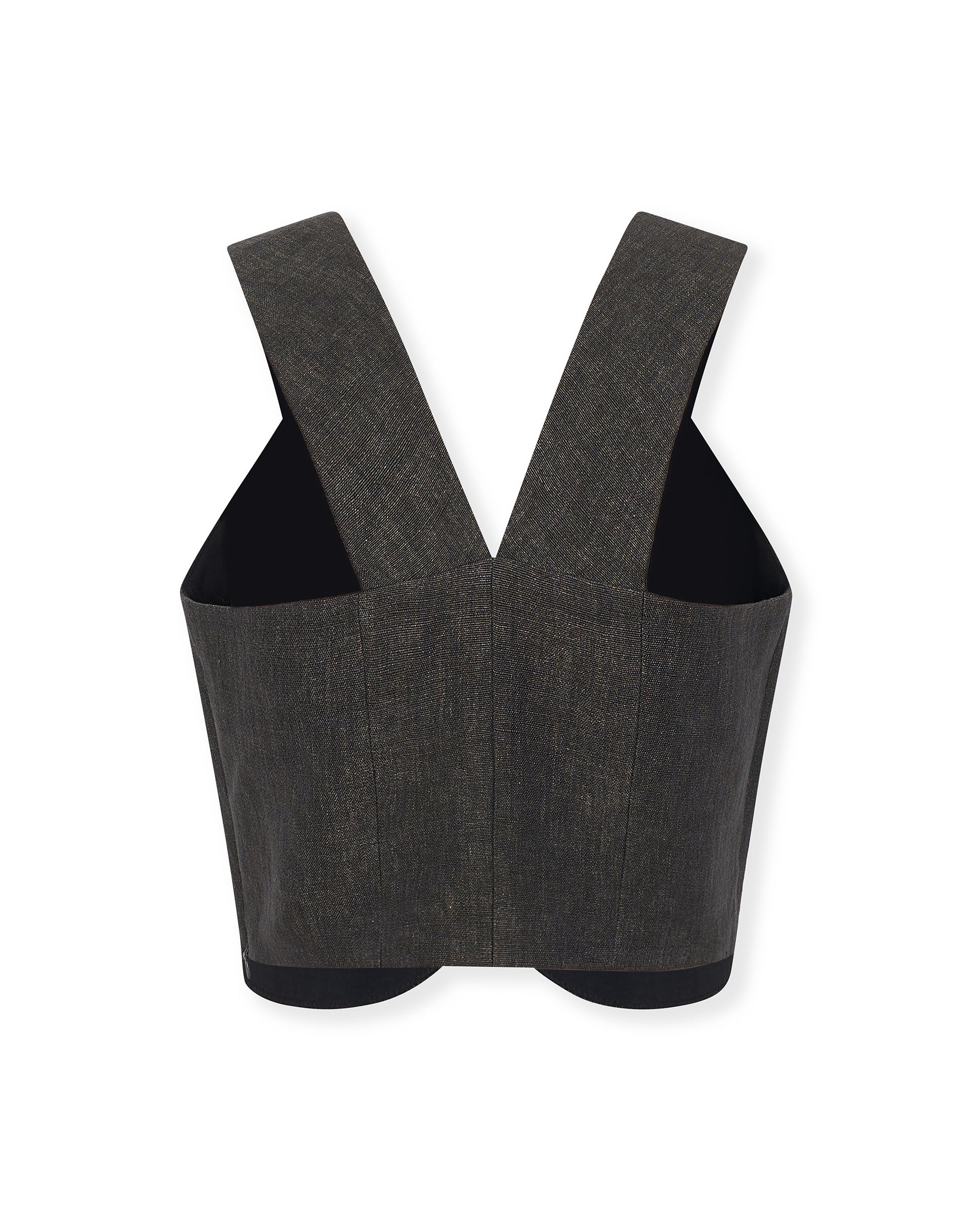 INDIANA | Black 100% Linen Top - Image 6