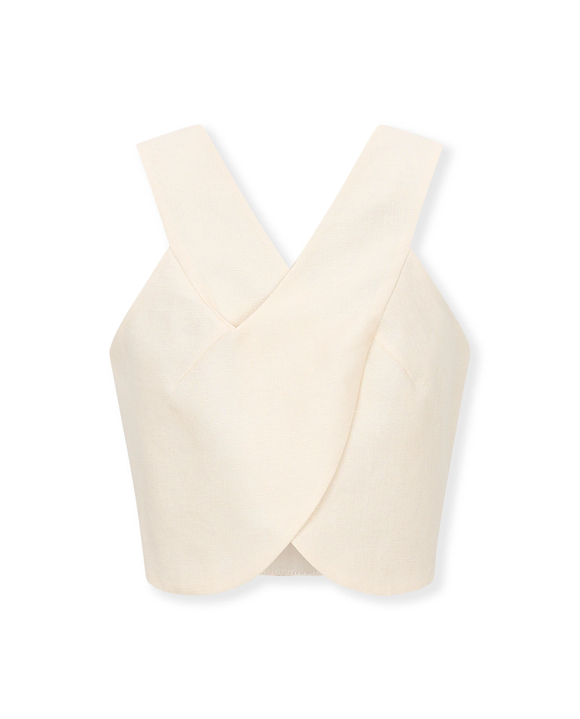 INDIANA | Ecru 100% Linen Top - Image 7