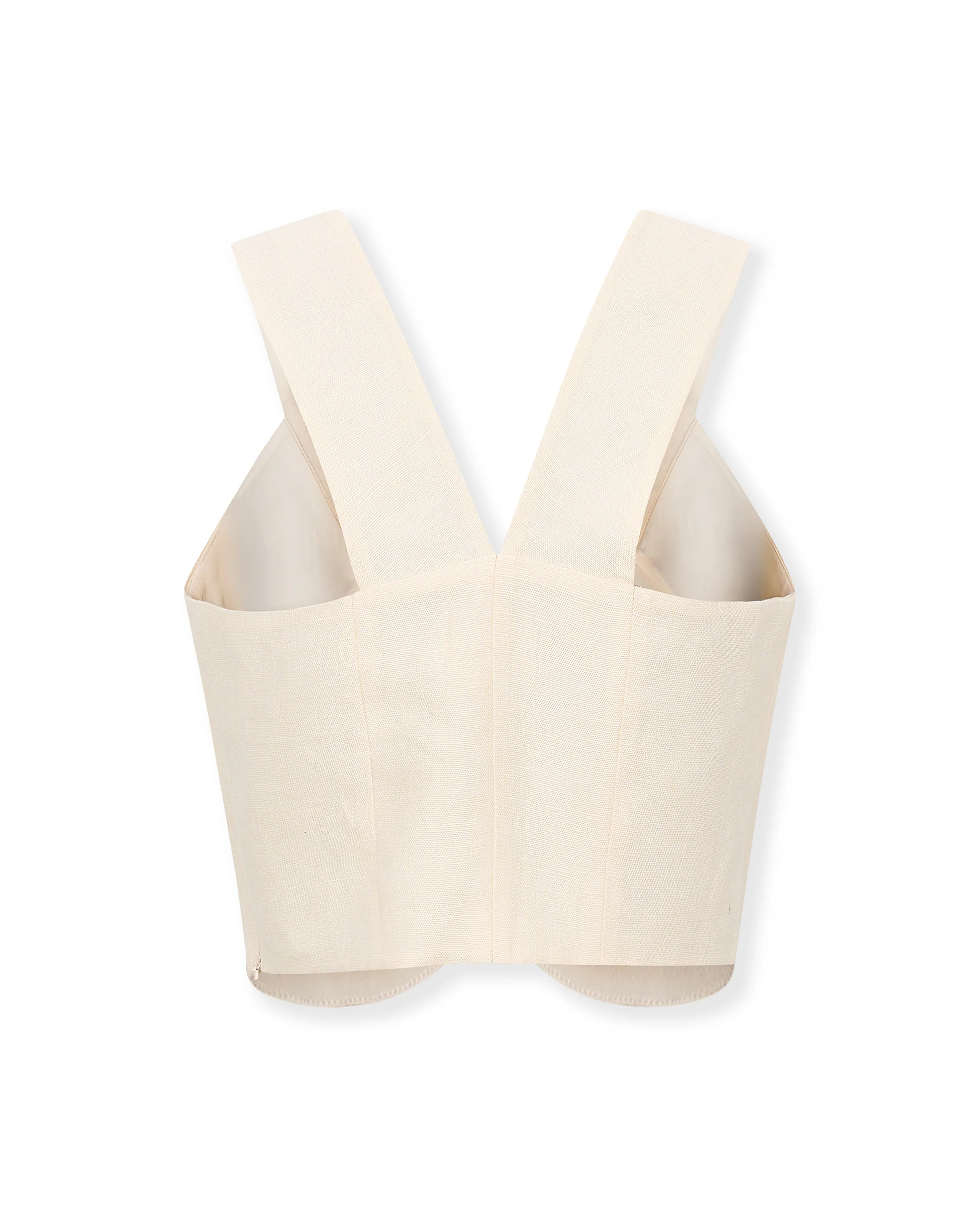 INDIANA | Ecru 100% Linen Top - Image 8