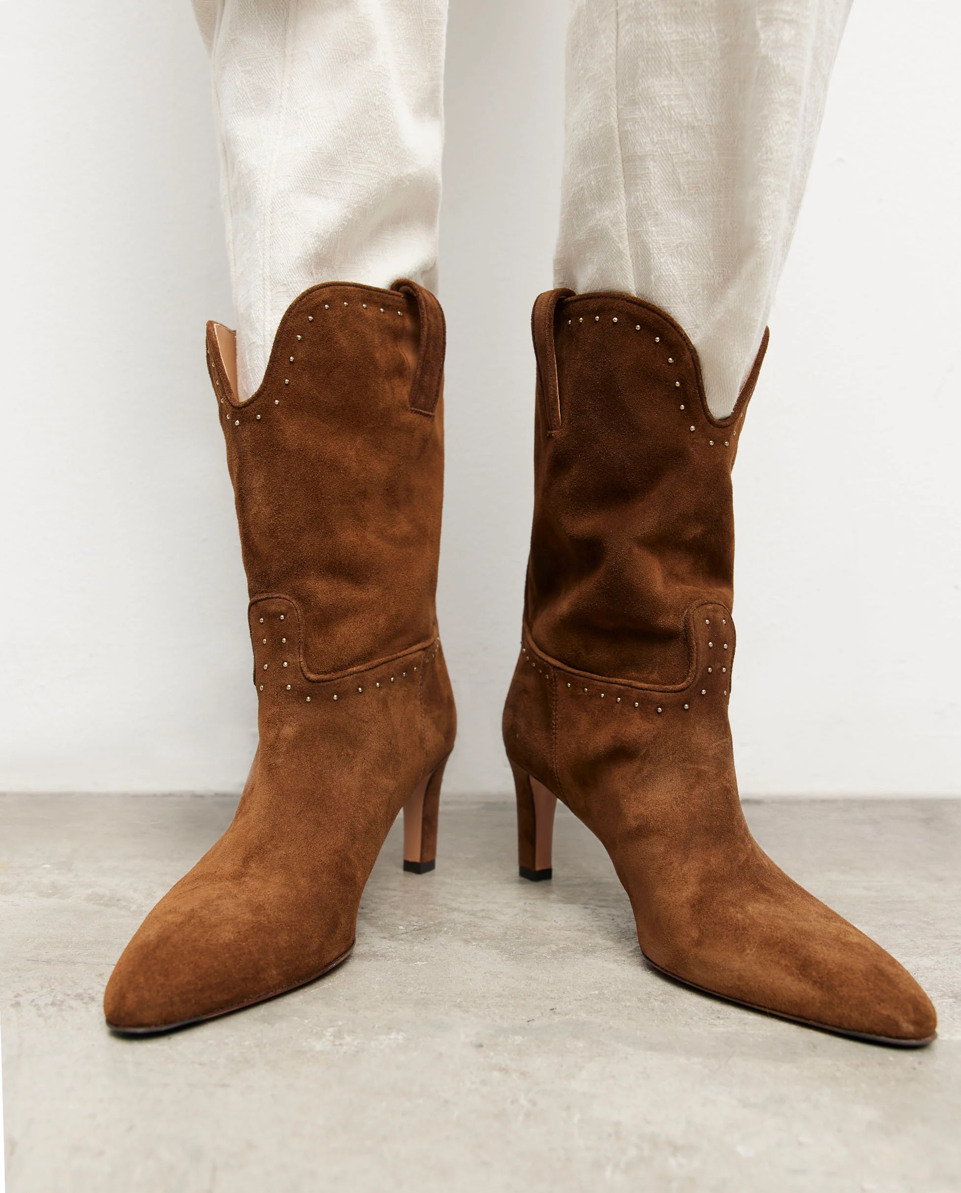 KAIA | Brown leather boot - Image 3