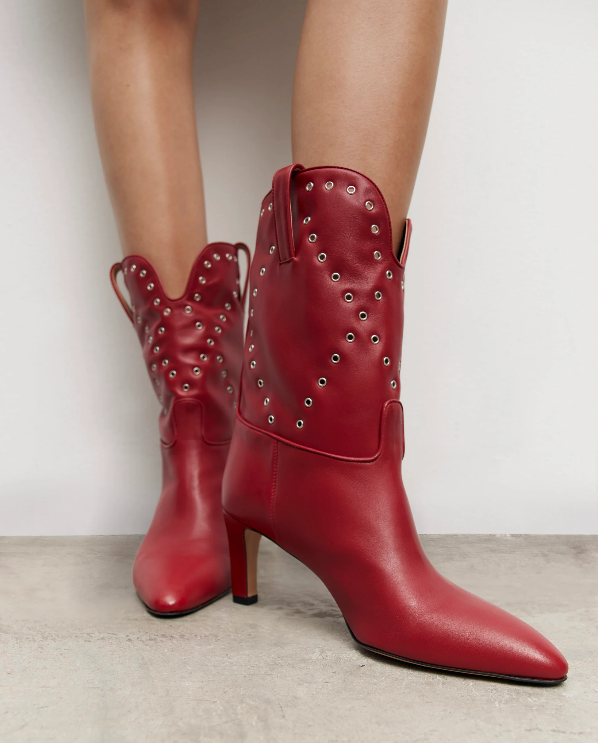 KALA | Red Leather boot - Image 3