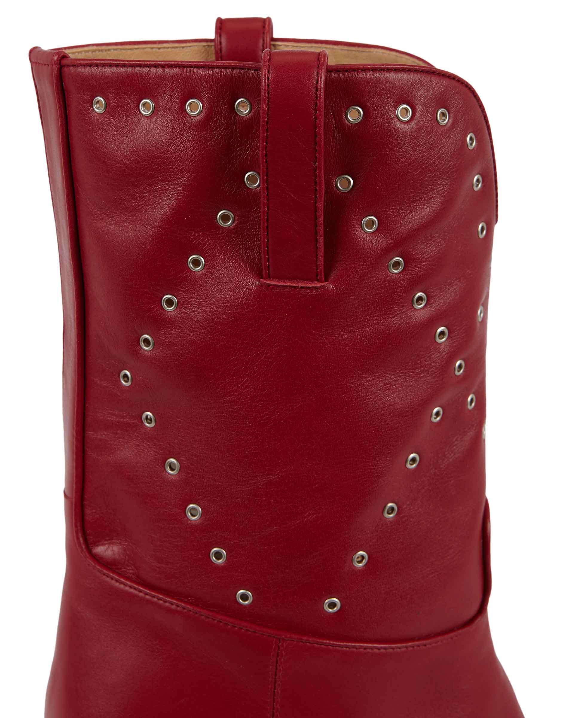 KALA | Red Leather boot - Image 4