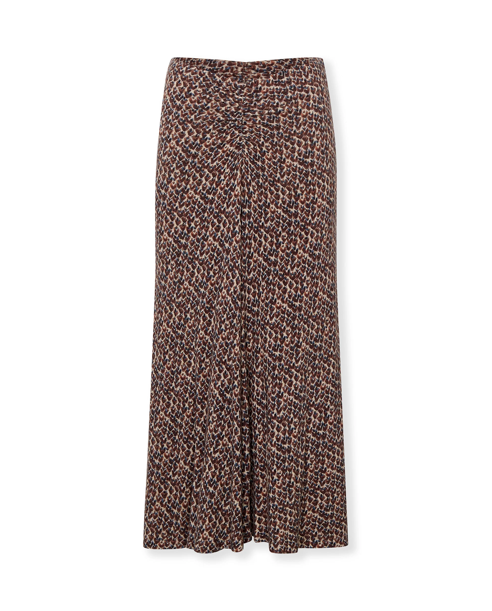 MARISSA | Rust Multi Print Skirt - Image 4