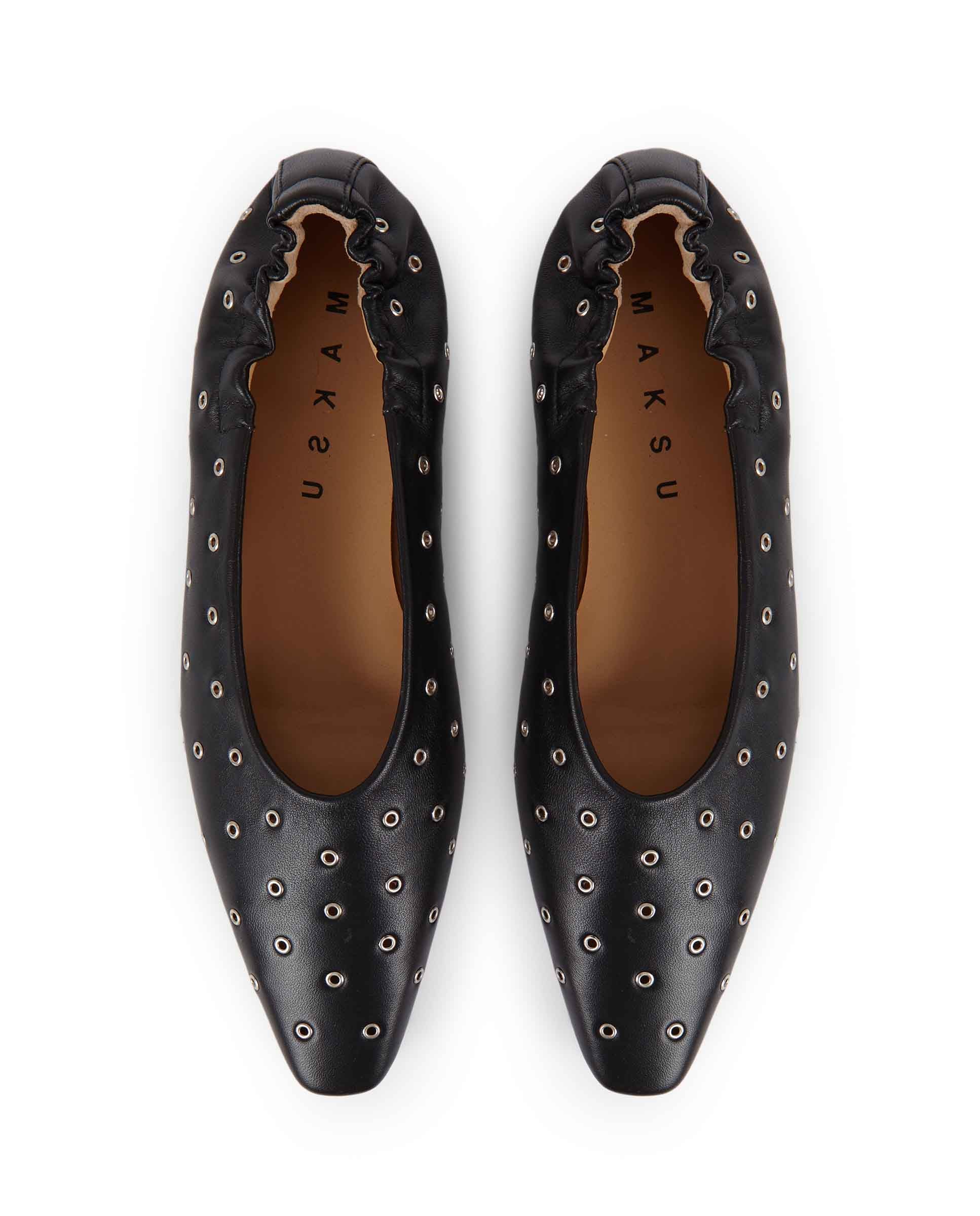 NICO | Leather ballerina black - Image 4