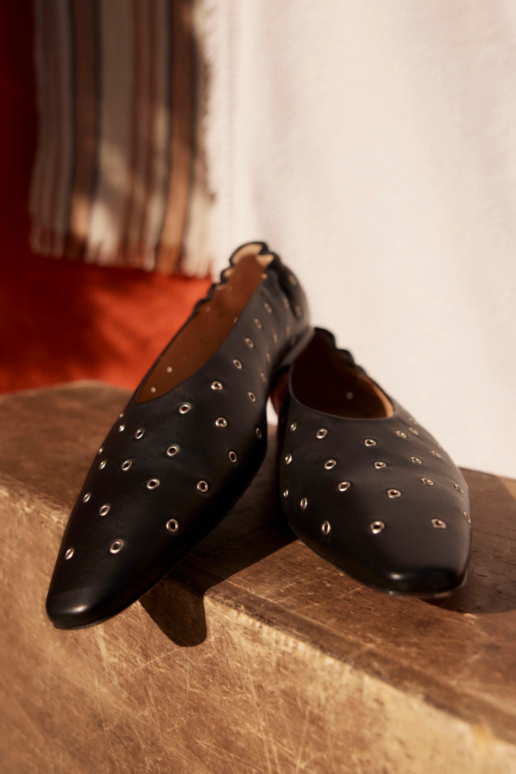 NICO | Leather ballerina black - Image 7