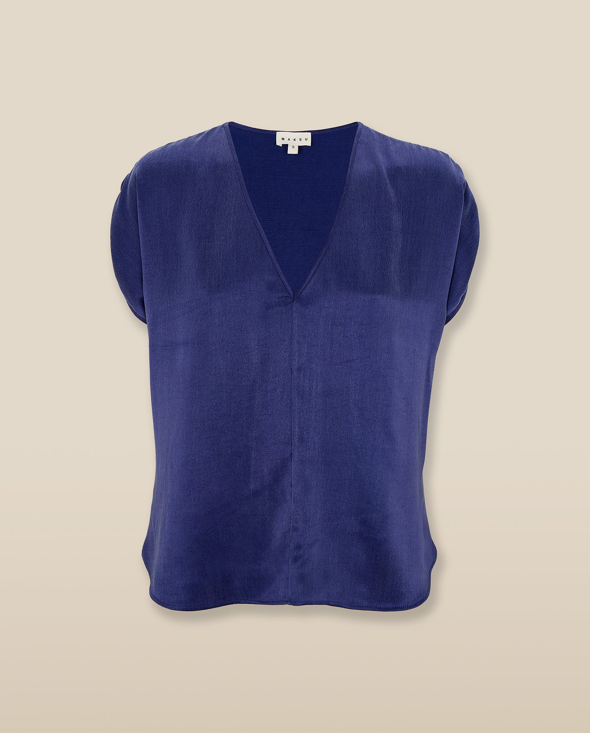PILAR | Cobalt Blue V-Neck Top - Image 5