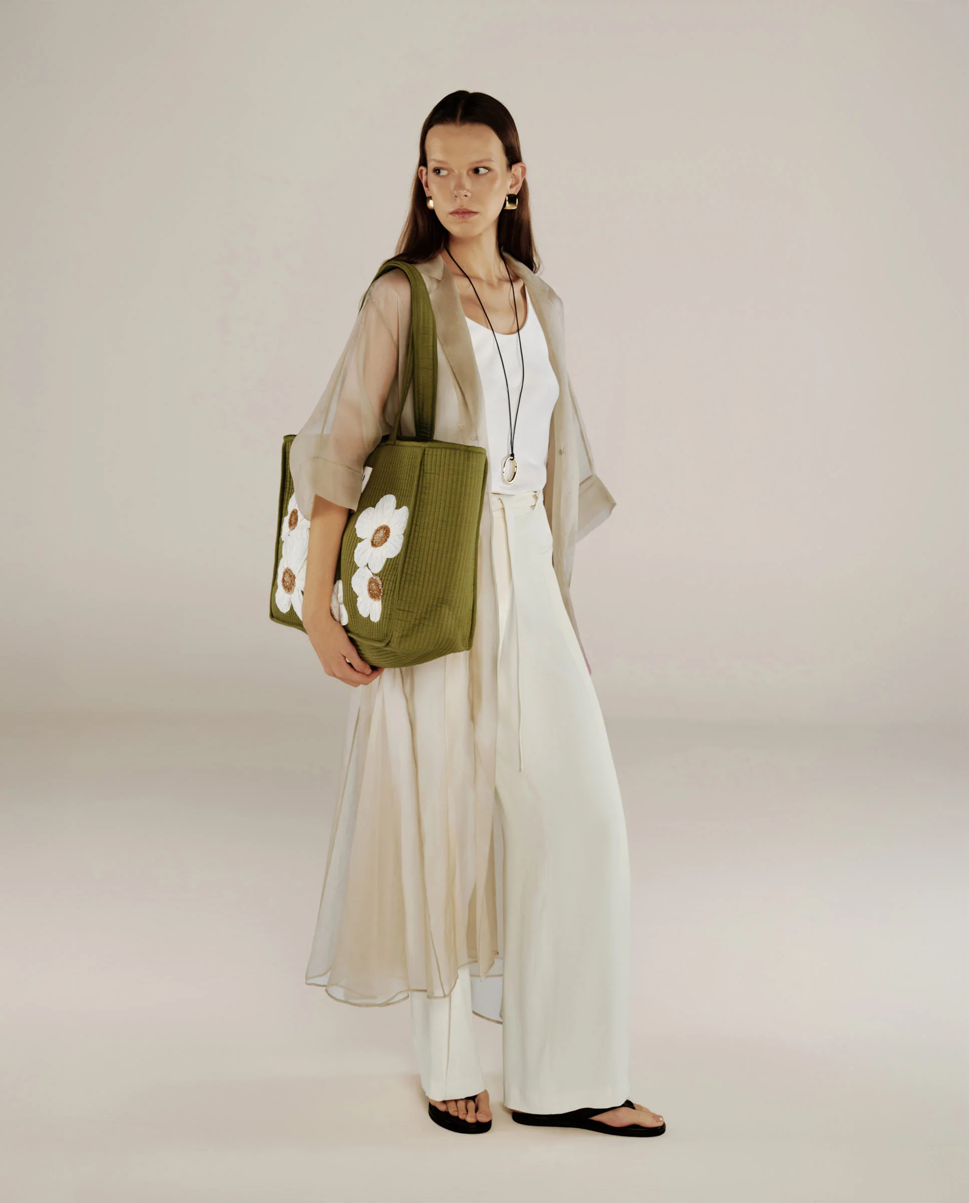 ROSEANNE | Golden Fawn Sheer Silk Kimono - Image 4