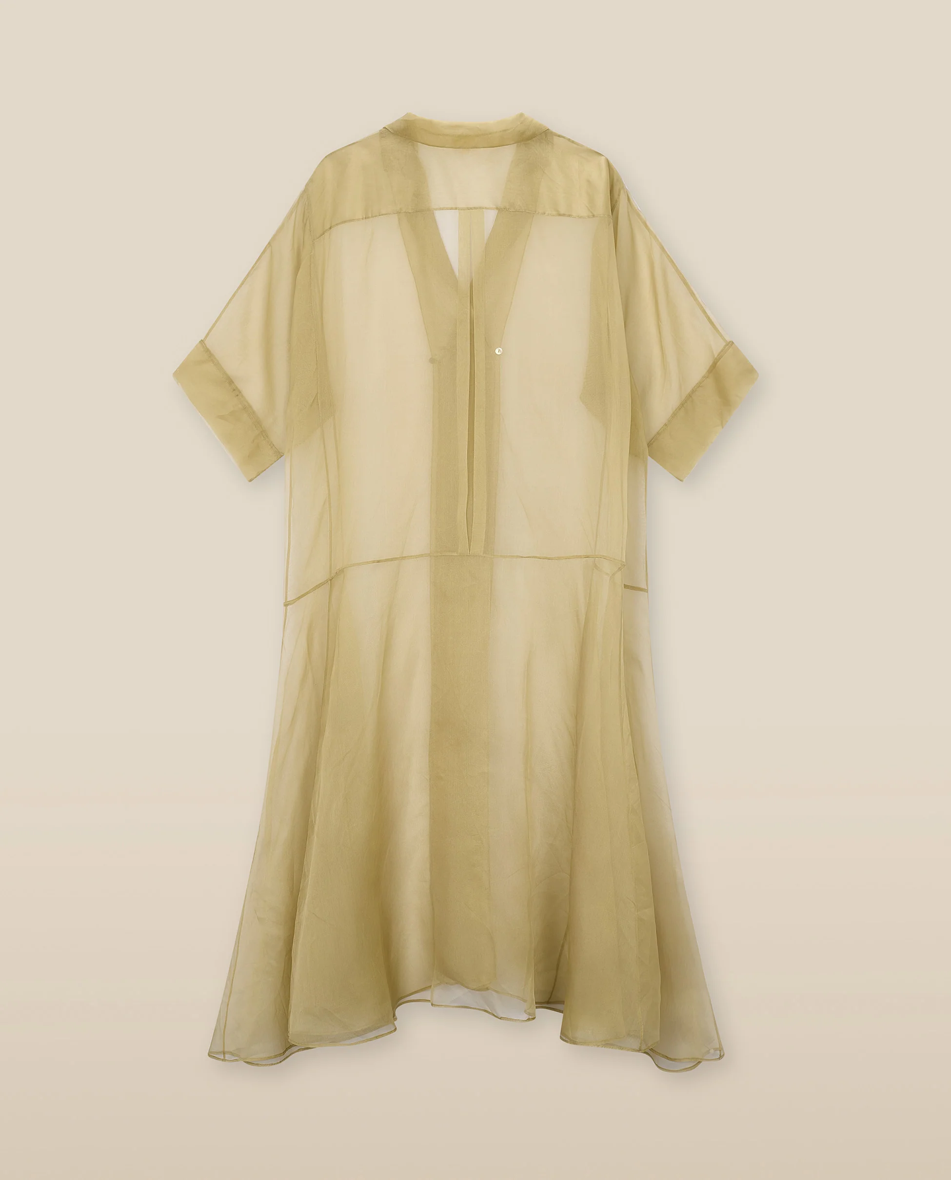 ROSEANNE | Golden Fawn Sheer Silk Kimono - Image 5
