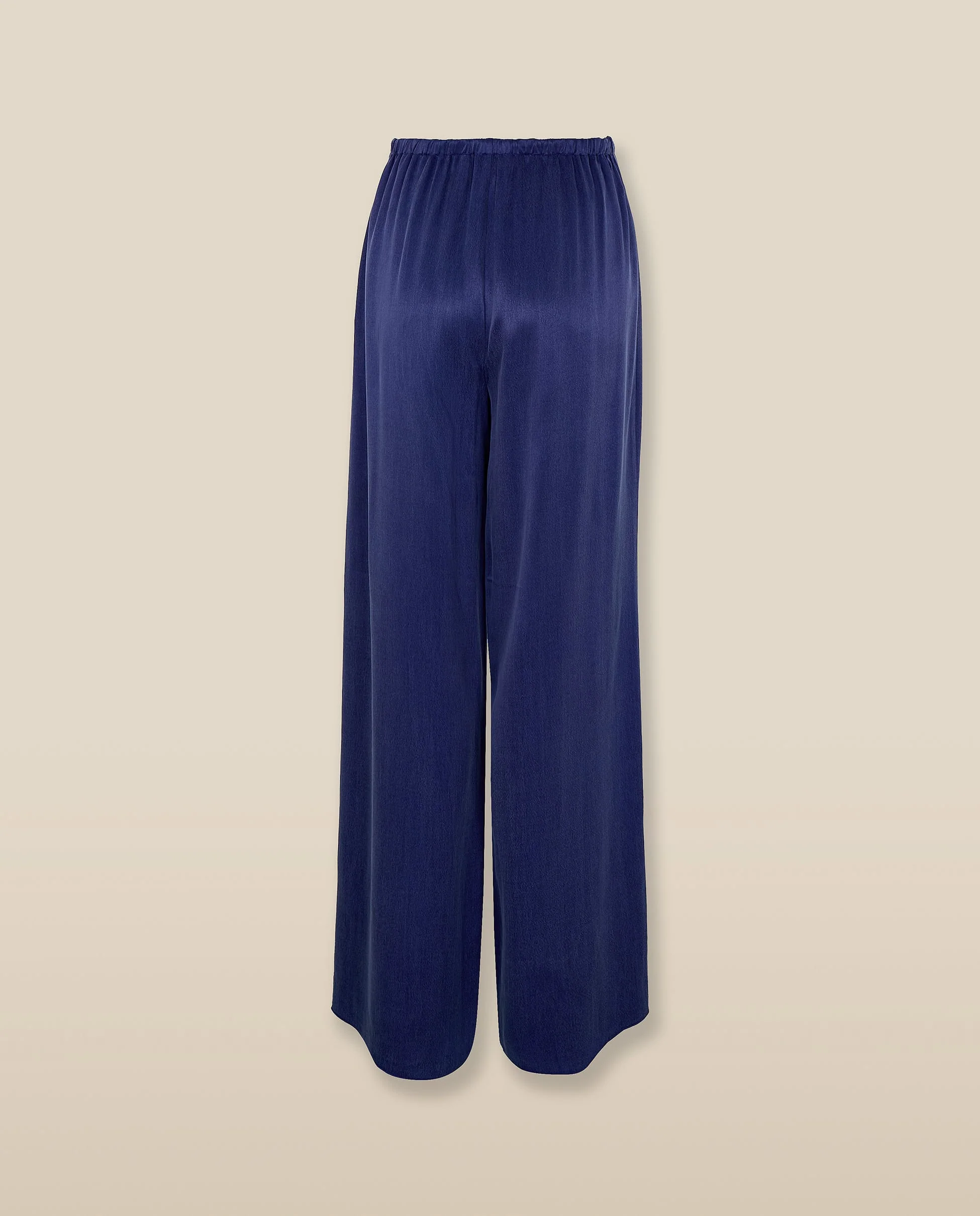 THYSSEN | Cobalt Blue Wide-Leg Trousers - Image 6