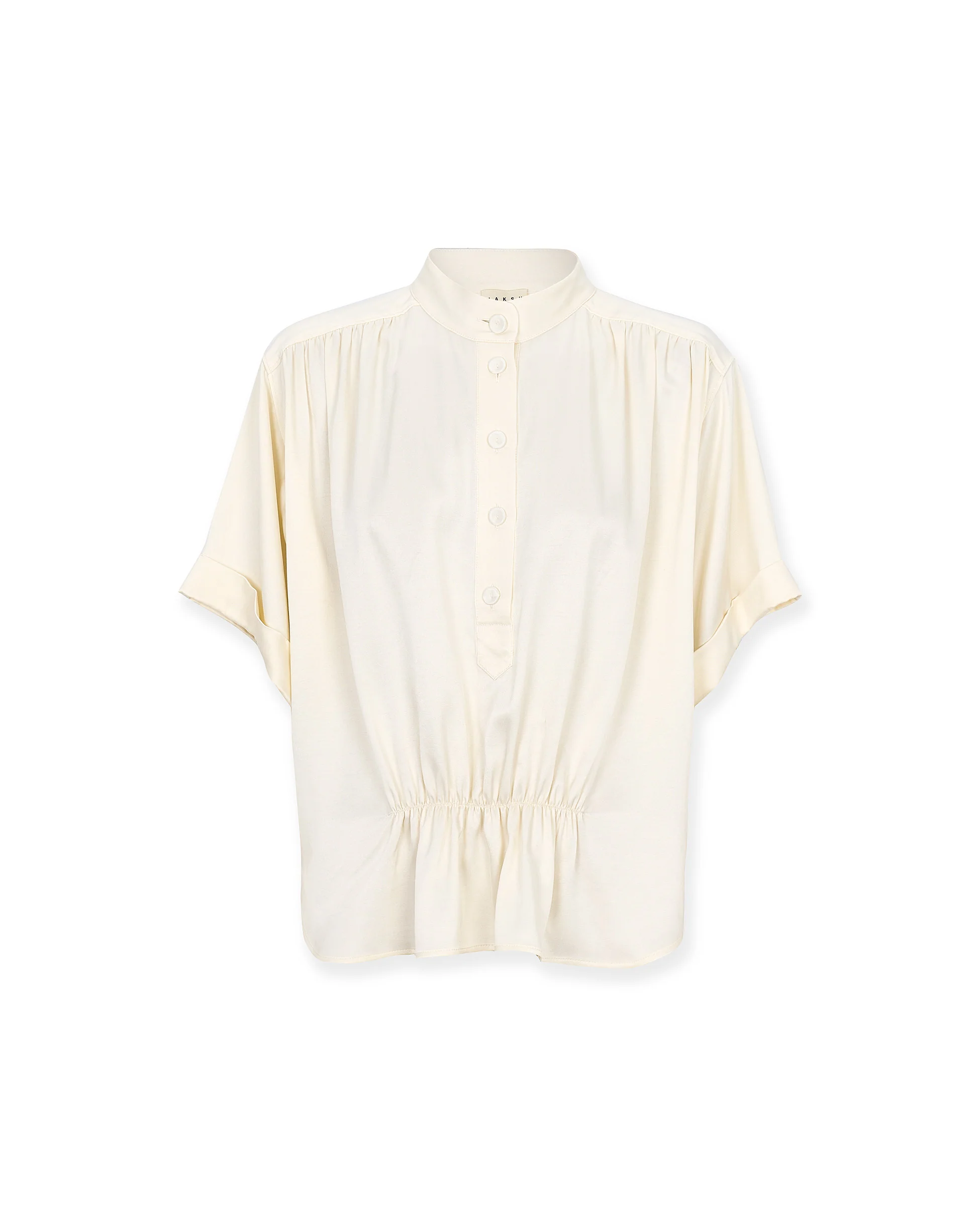 THYSSEN | Ecru Lightweight Cupro Blouse - Image 6