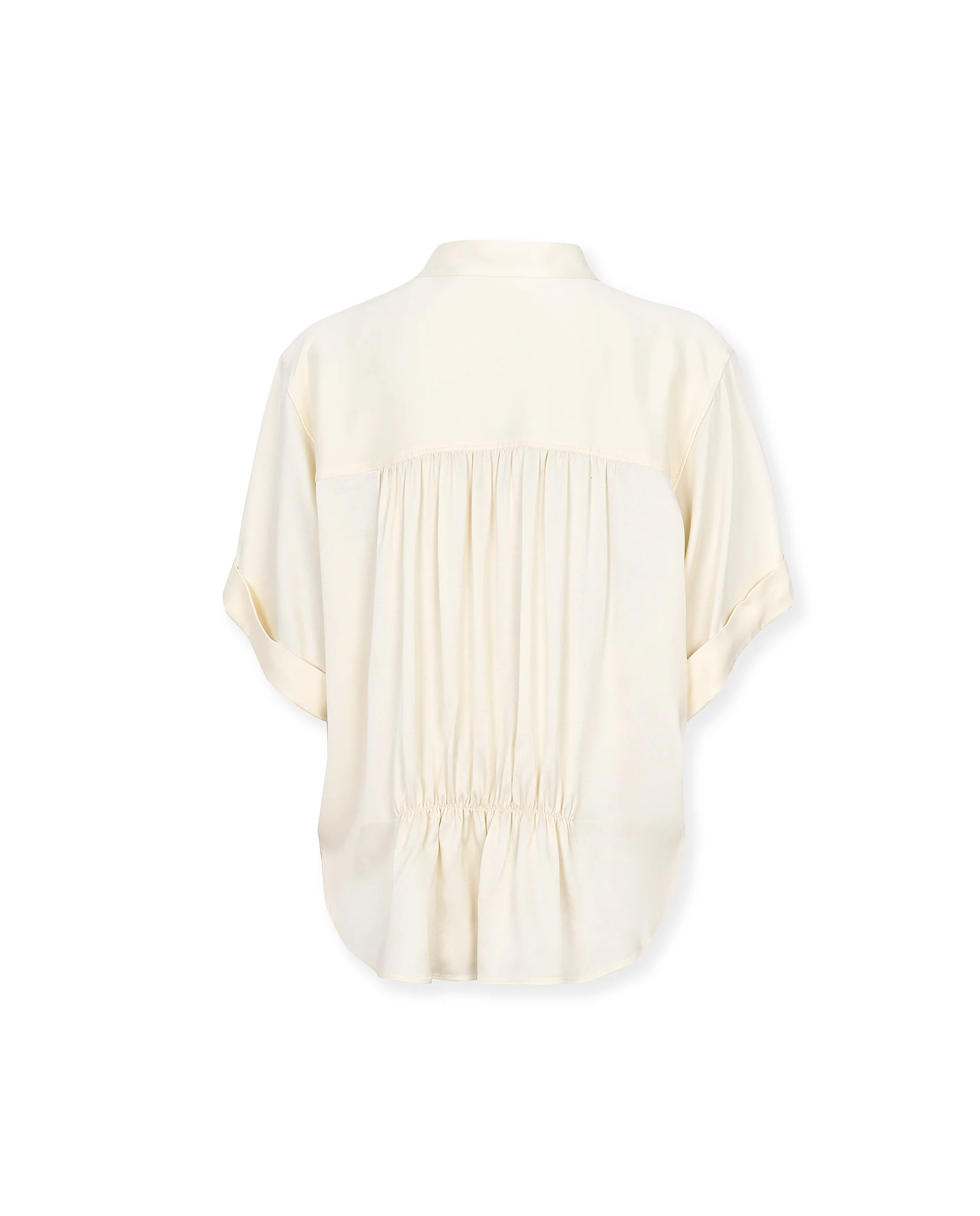 THYSSEN | Ecru Lightweight Cupro Blouse - Image 7