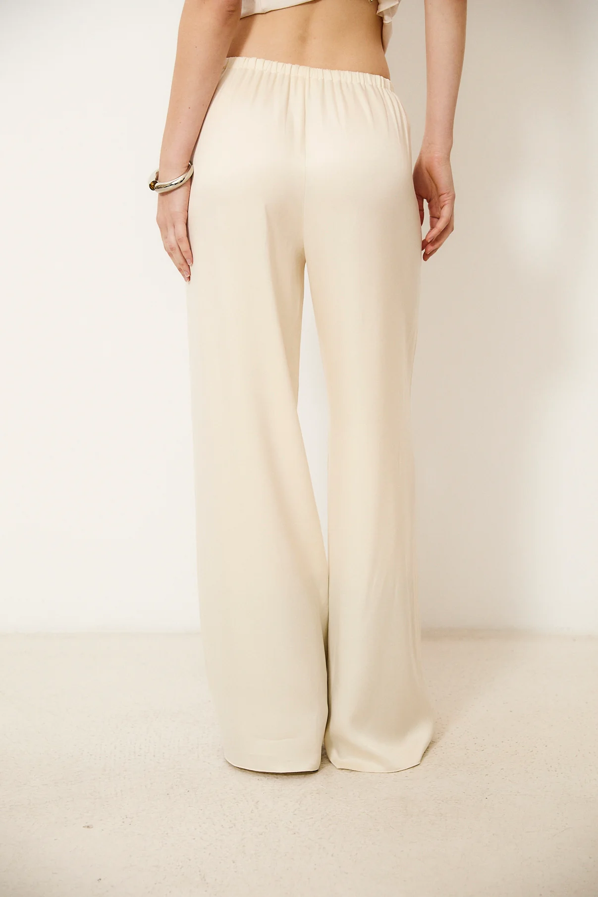 THYSSEN | Ecru Wide-Leg Trousers - Image 4